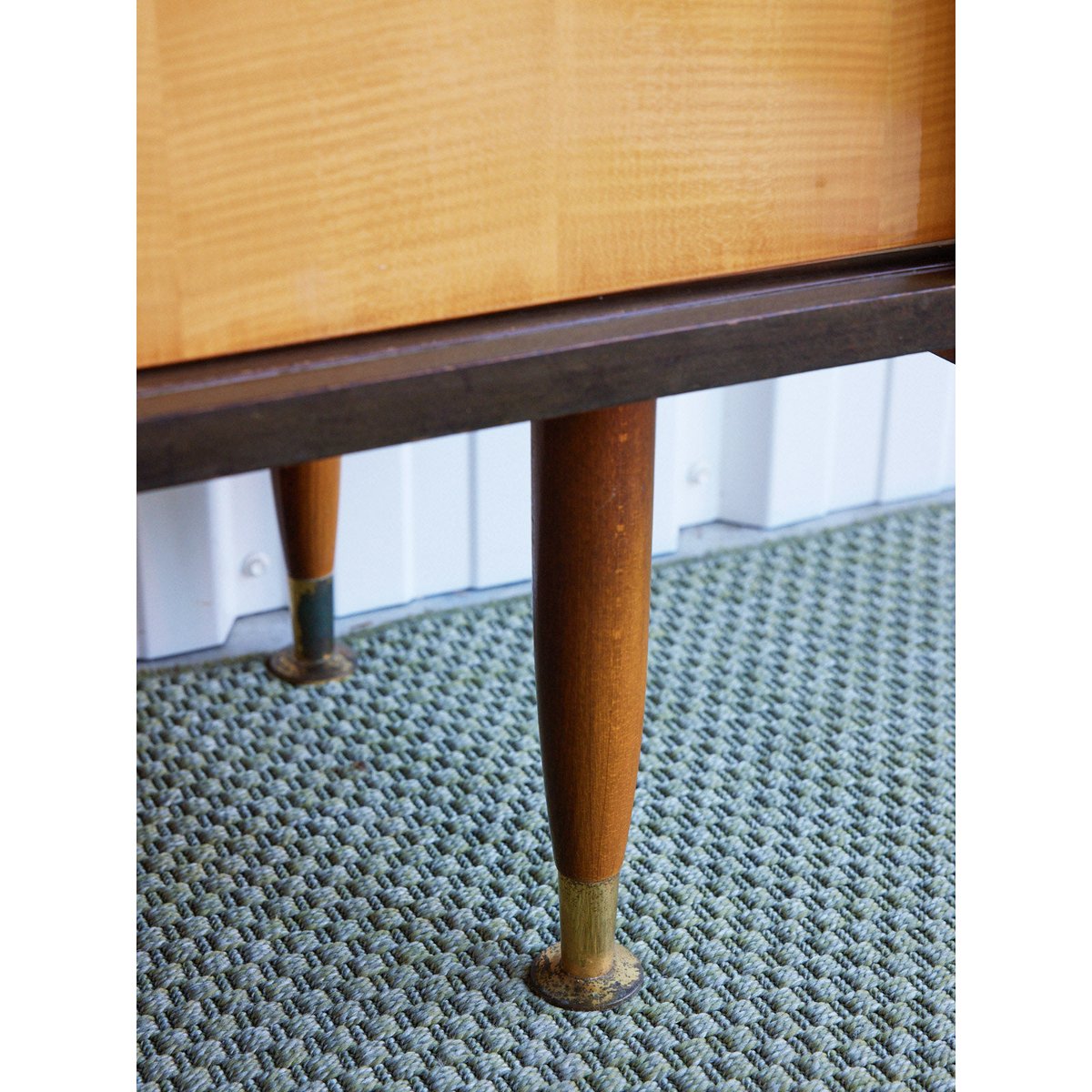 Vitrine style scandinave en bois Victoria N°1351 - Bon état bois clair, DEBONGOUT