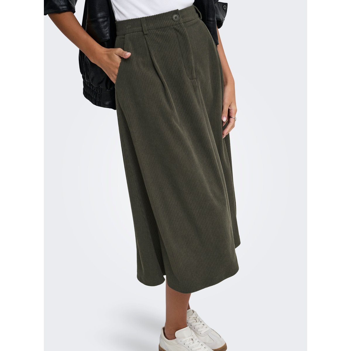 Jupe black olive, JDY