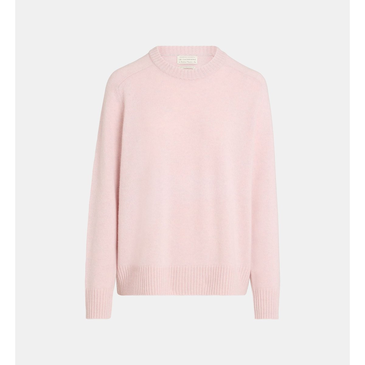 Pull droit unisex cachemire rose, GALERIES LAFAYETTE