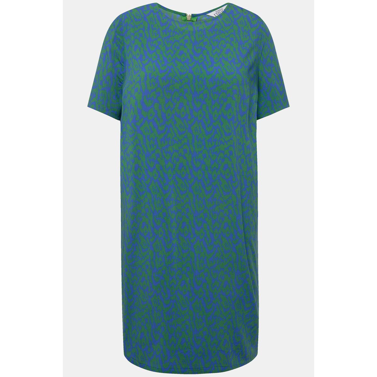 Robe mini coupe loose shape à imprimé vert d’été, STUDIO UNTOLD