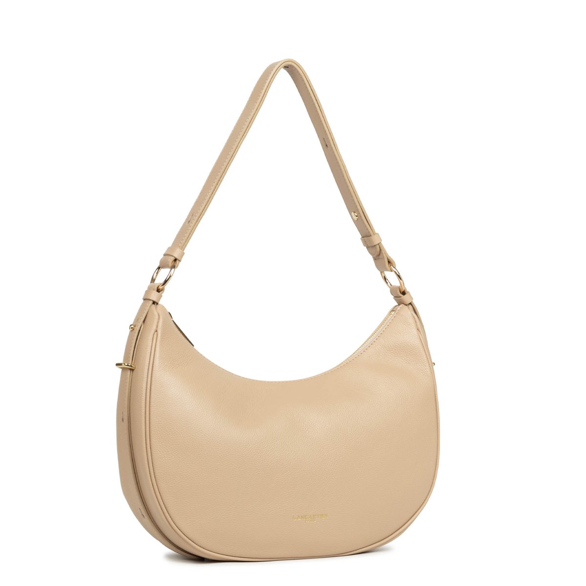 Grand sac besace MILANO ARIA beige foncé, LANCASTER