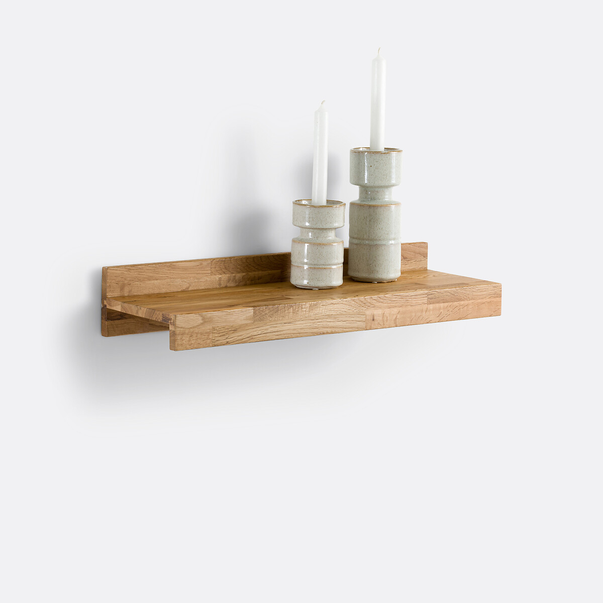 Etagère murale, en chêne massif, longueur 60 cm, HIBA naturel, LA REDOUTE INTERIEURS