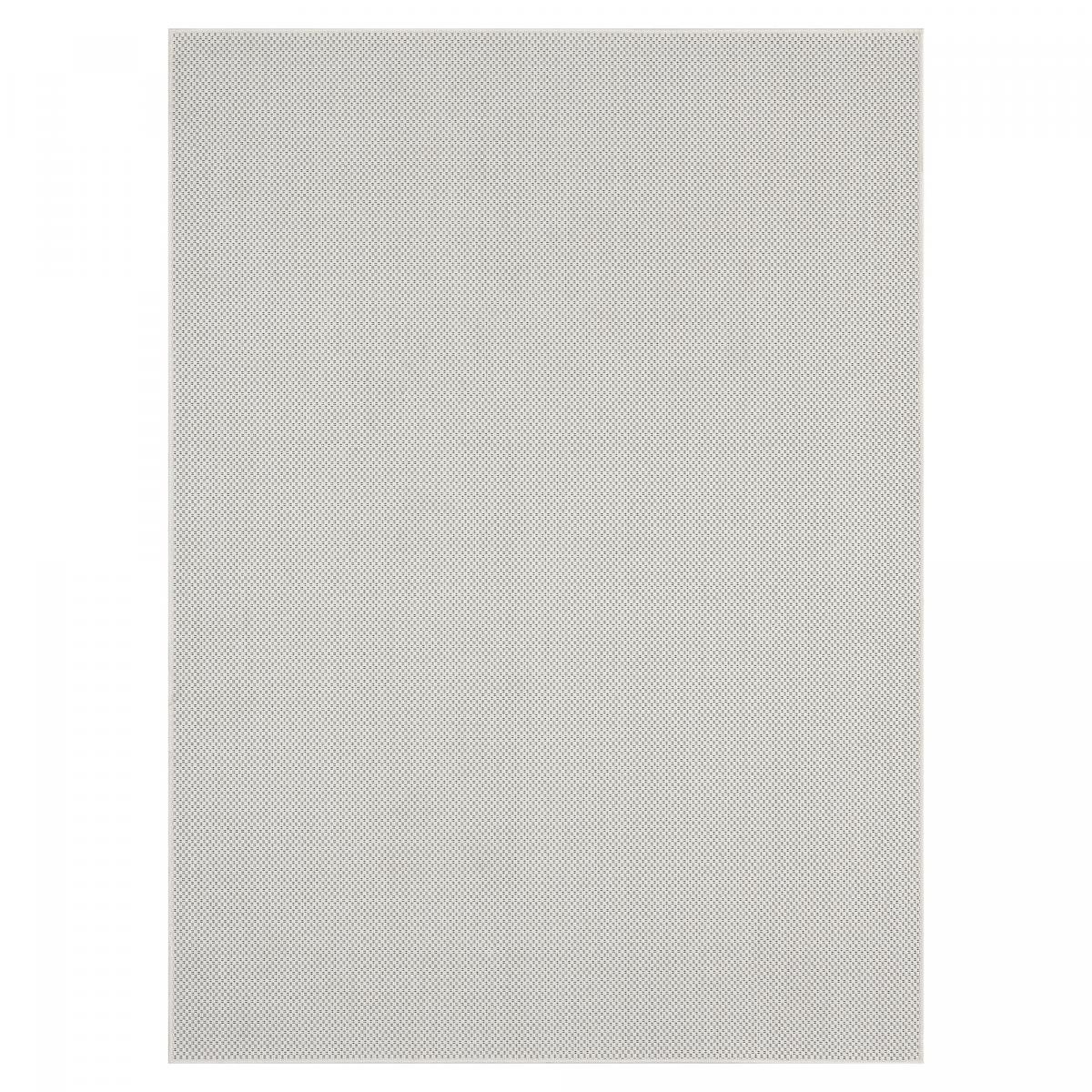 Tapis extérieur tissé kilim rectangle SQUAREXT crème, UN AMOUR DE TAPIS