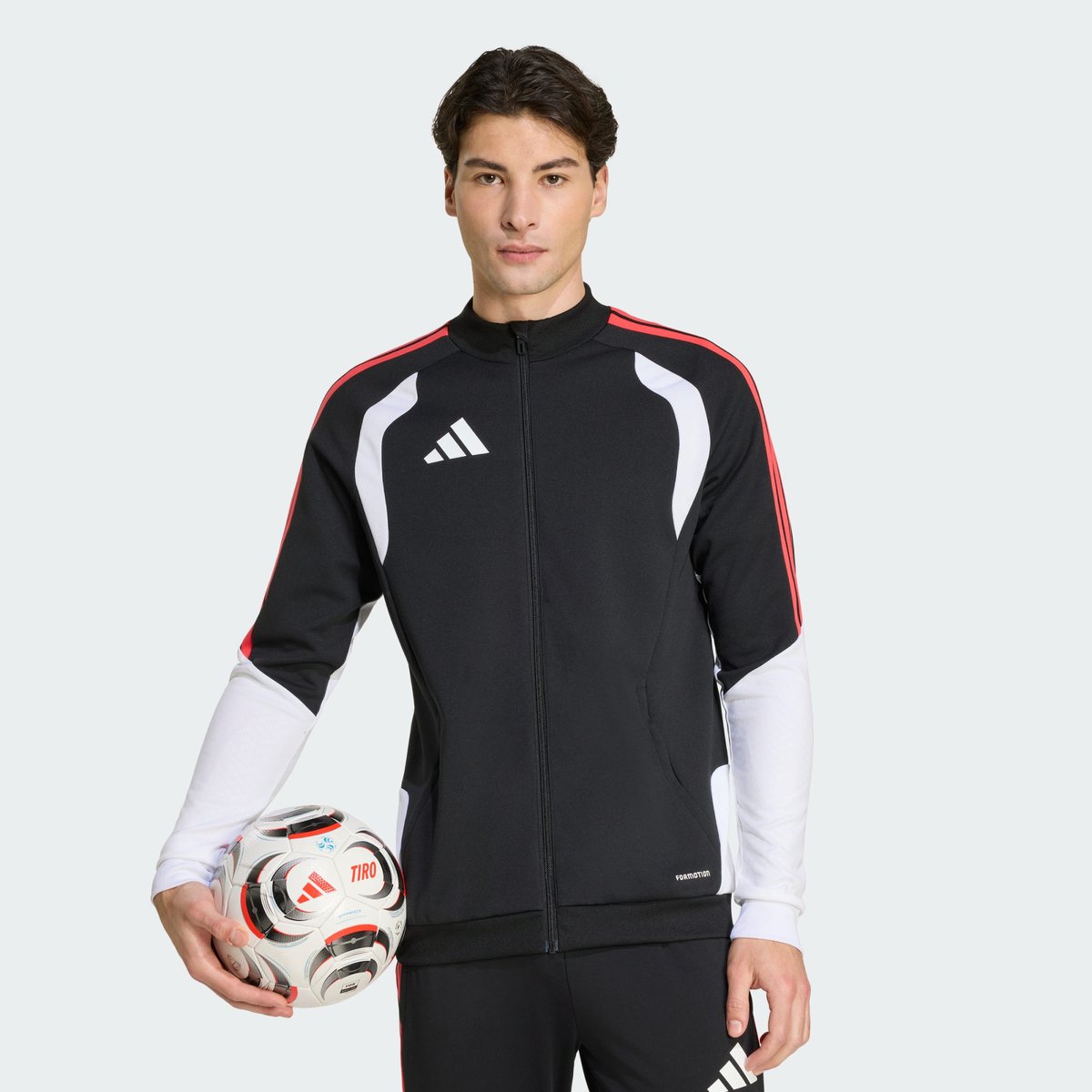 Veste D'entraînement Tiro 26 Competition Veste D'entraînement Tiro 26 Competition black / semi lucid red, adidas Performance
