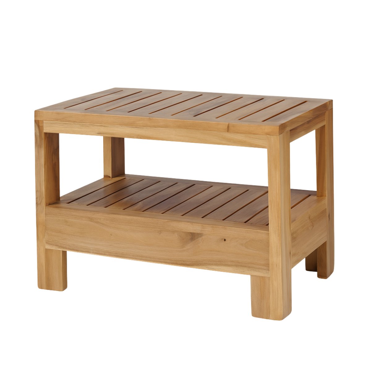 Table basse en bois de teck MALAKI naturel, HYDILE