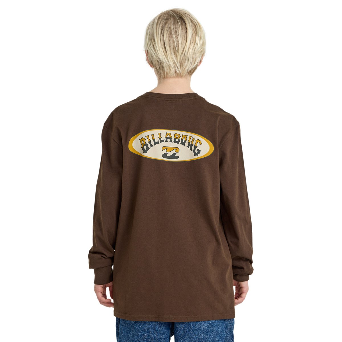 T shirt manches longues ORBIT ARCH marron dark cedar, BILLABONG