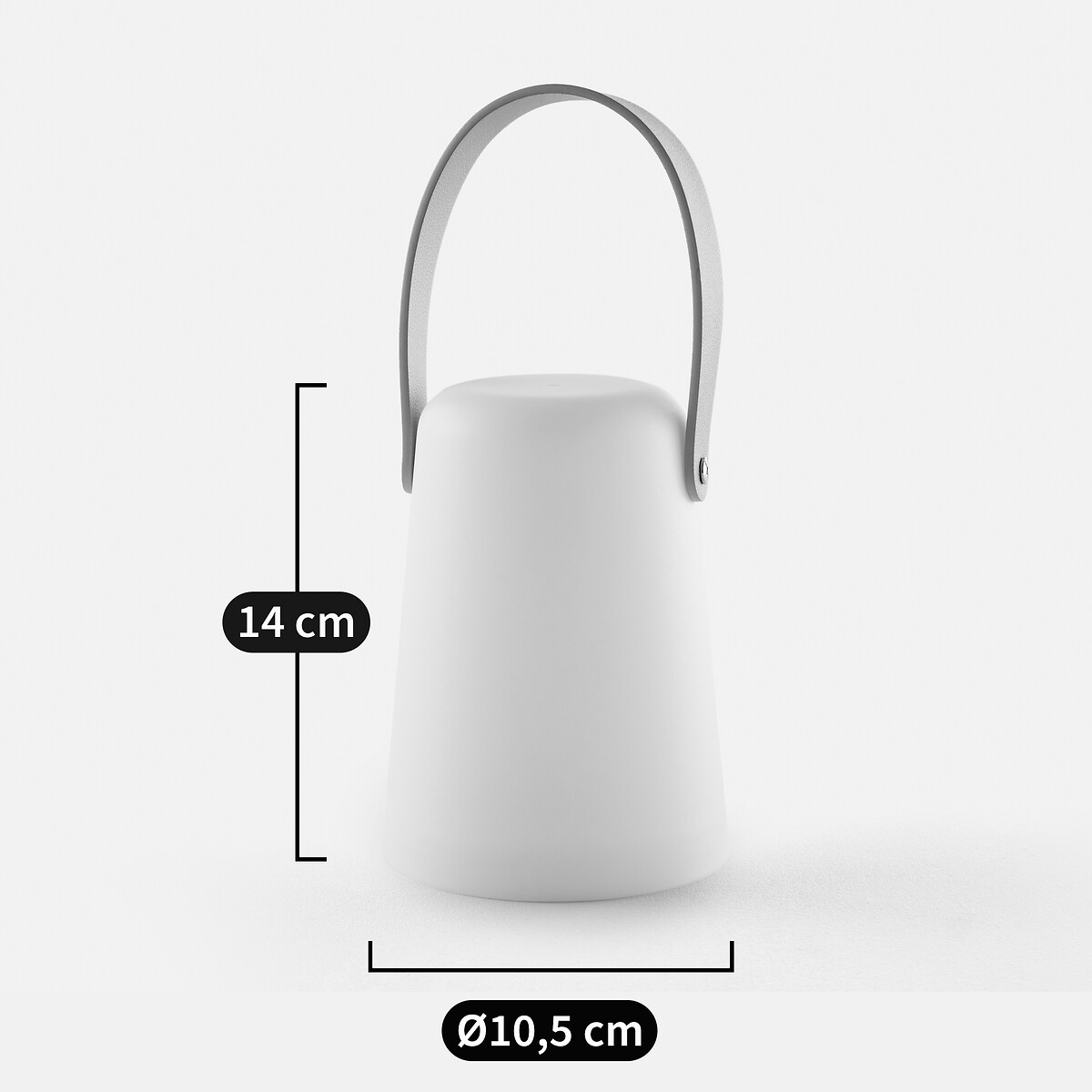 Farol de interior/exterior altura 14 cm, Fanosa verde, LA REDOUTE INTERIEURS