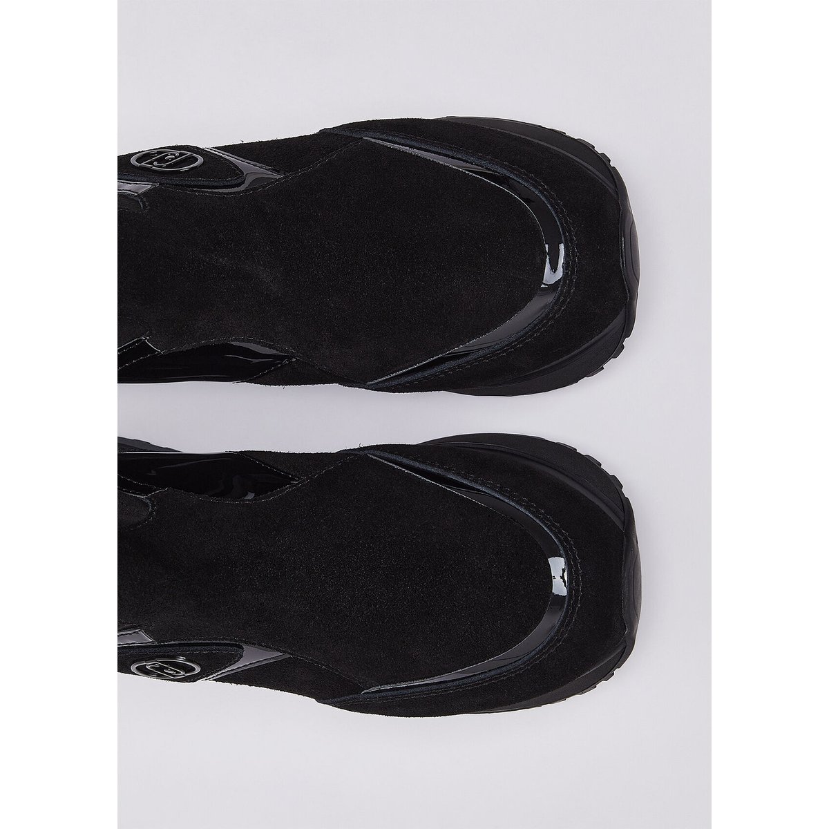 Sneakers boots en daim noir, LIU JO