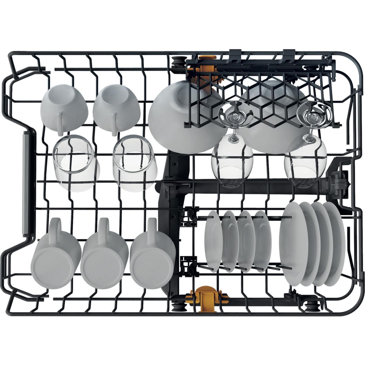Lave vaisselle 45 cm WH6FB10BS7A0X couleur unique, WHIRLPOOL