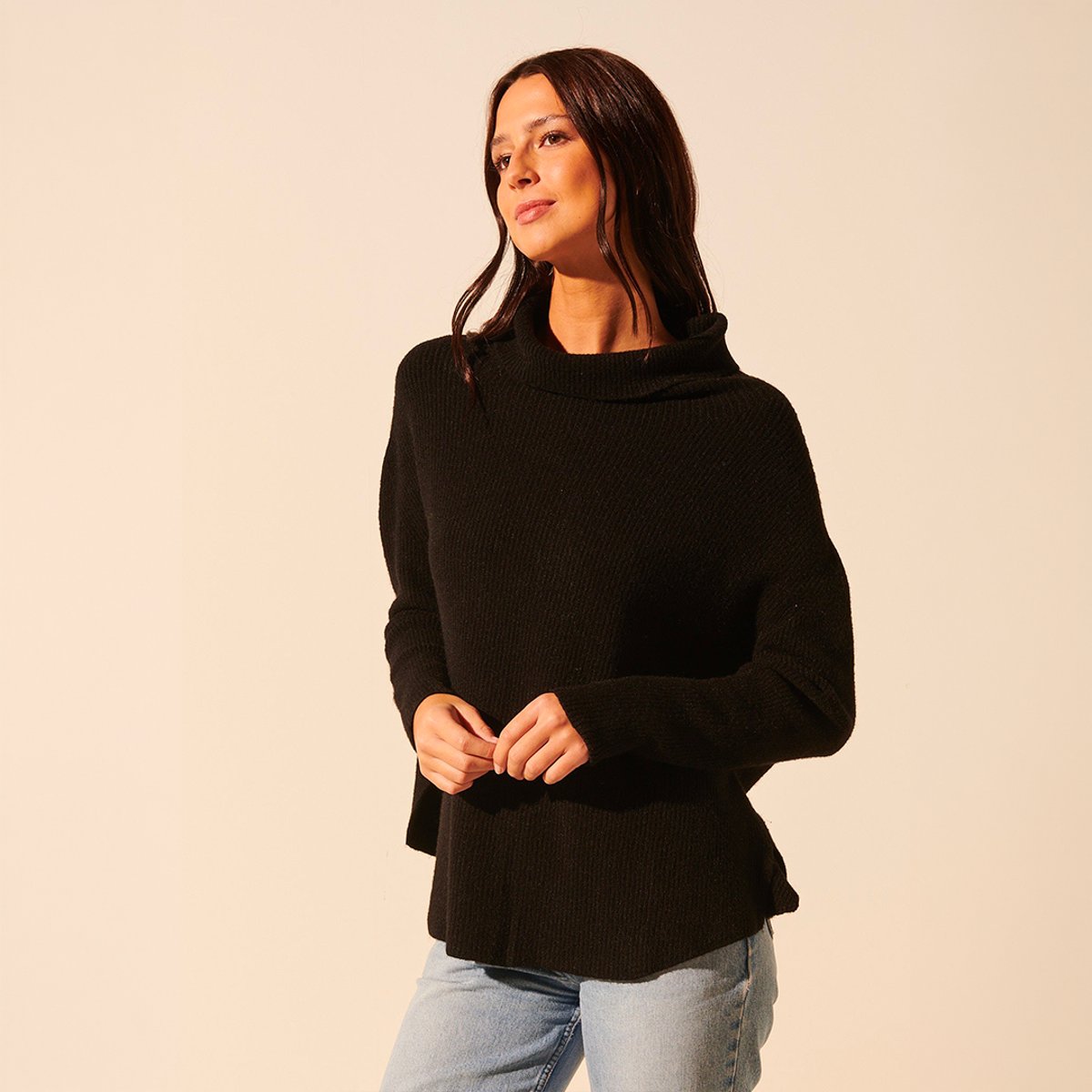 Pull maille ERIC noir, BENOA