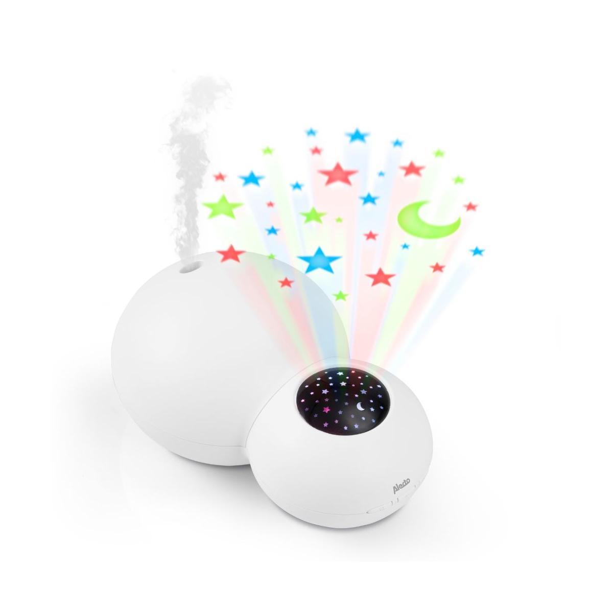 Humidificateur et projecteur étoiles blanc, ALECTO