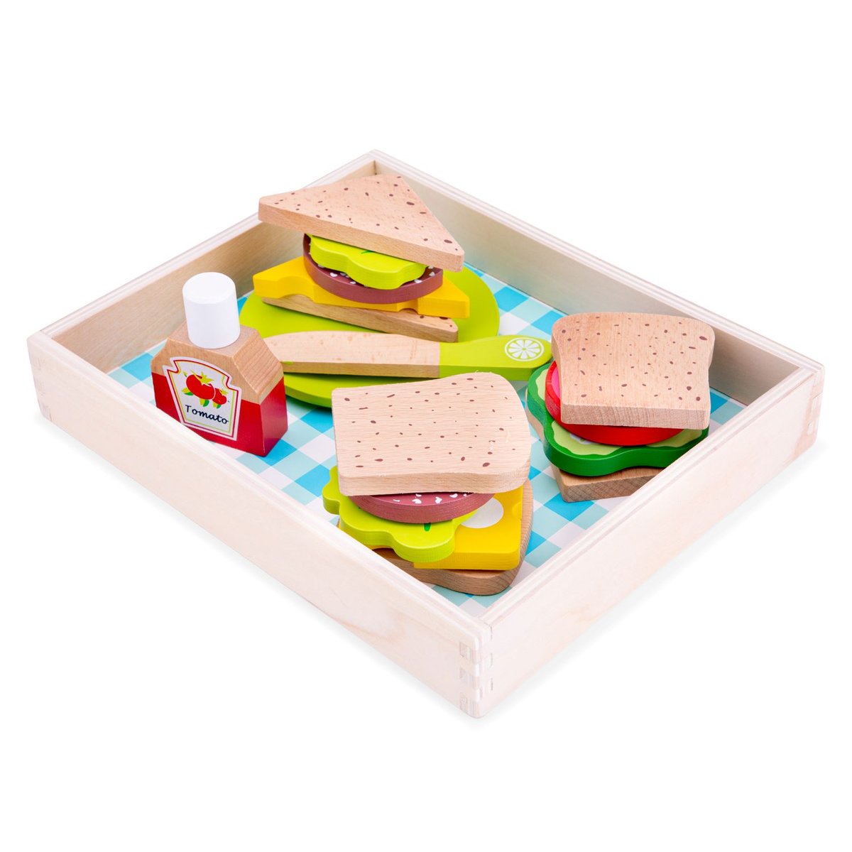 Set de Sandwich à préparer beige, NEW CLASSIC TOYS