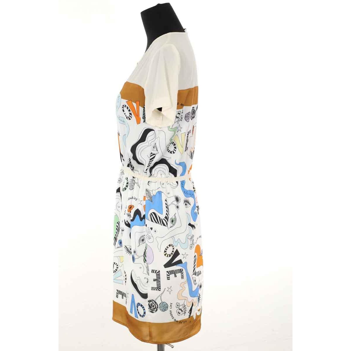 Robe - Très Bon État ecru, SANDRO