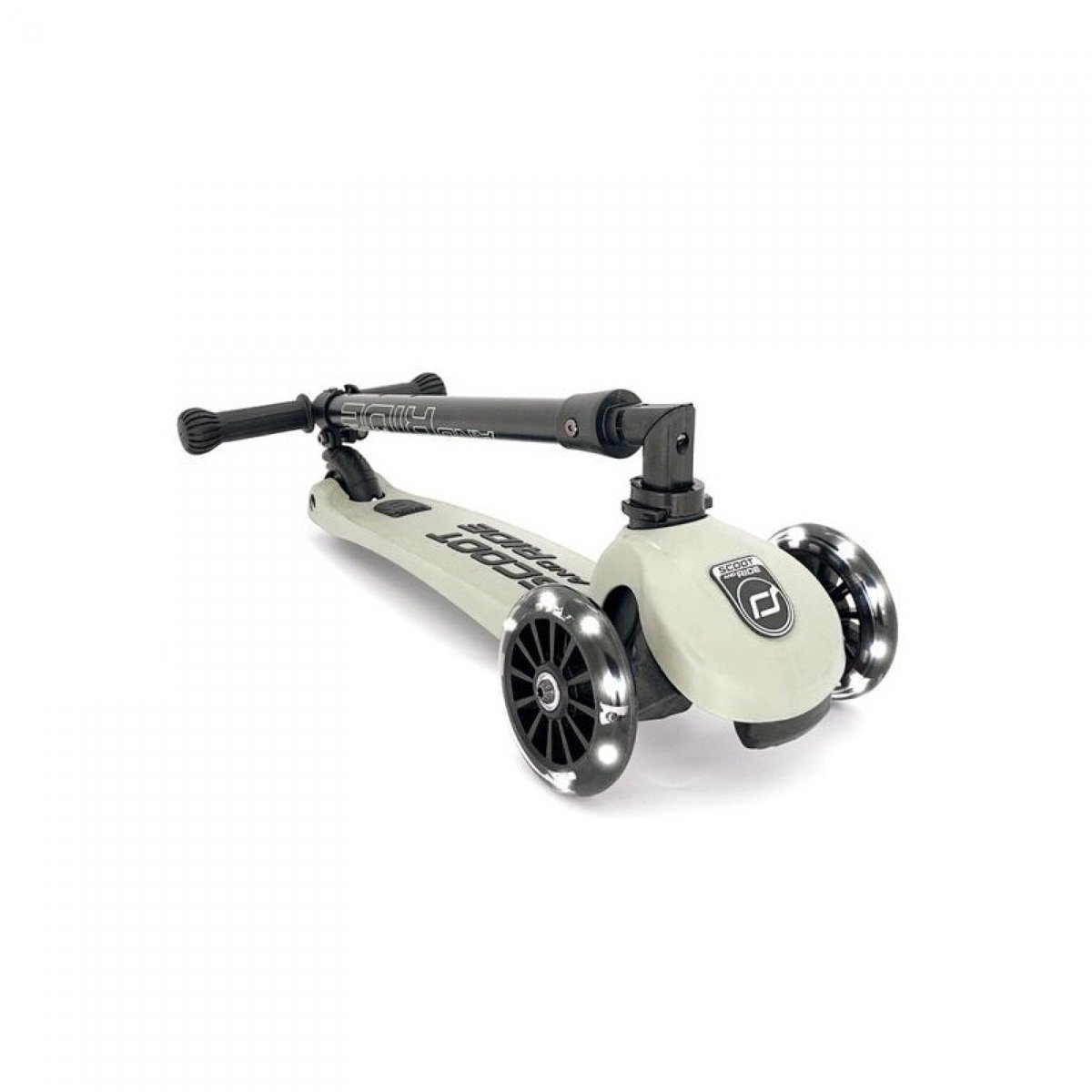 Trottinette 3 roues lumineuses Highwaykick 3 beige, noir, SCOOT AND RIDE