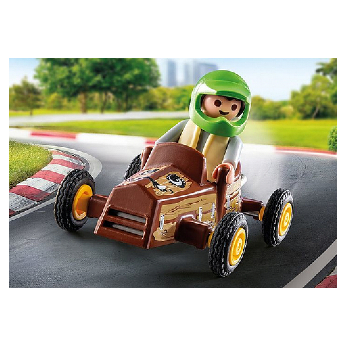 Enfant avec Voiture de Karting multicolore, PLAYMOBIL