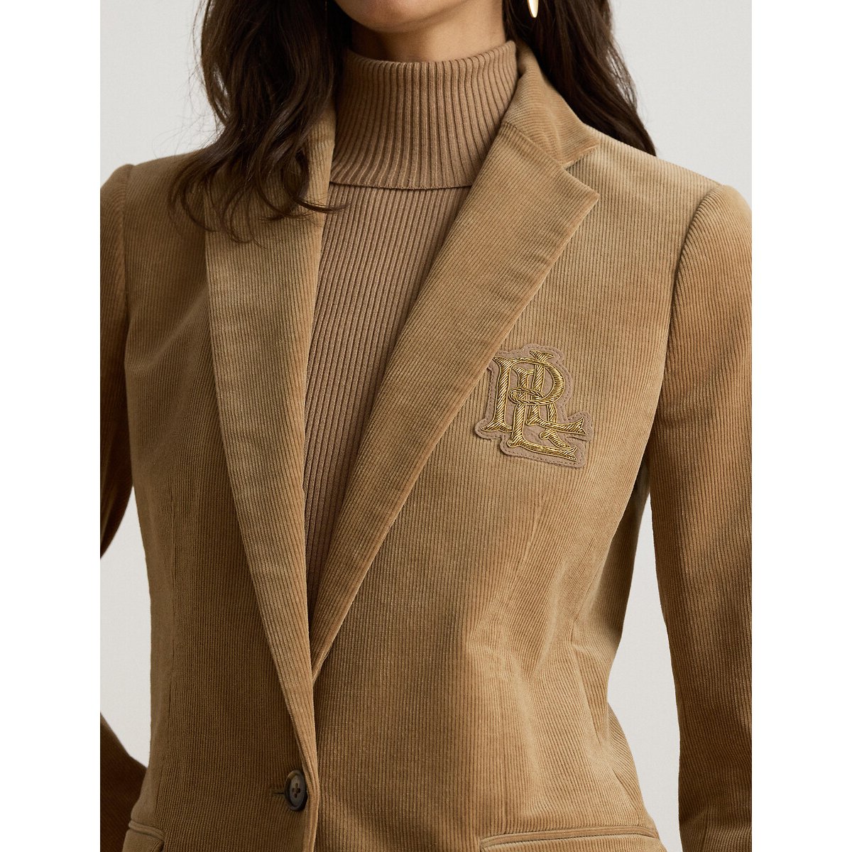 Veste blazer en velours côtelé, ANFISA camel, LAUREN RALPH LAUREN