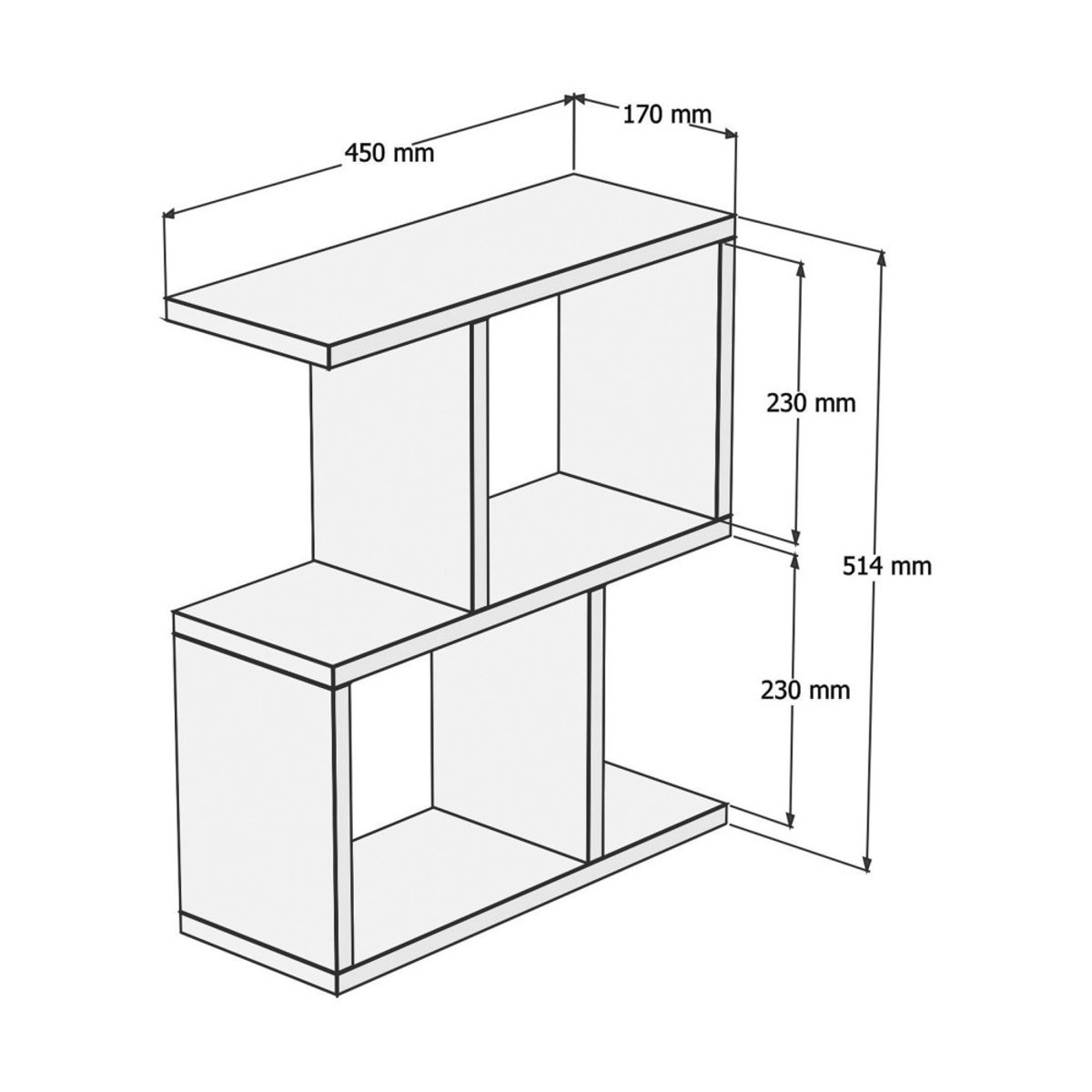 Table d'appoint effet travertin- ZED beige, DRAWER