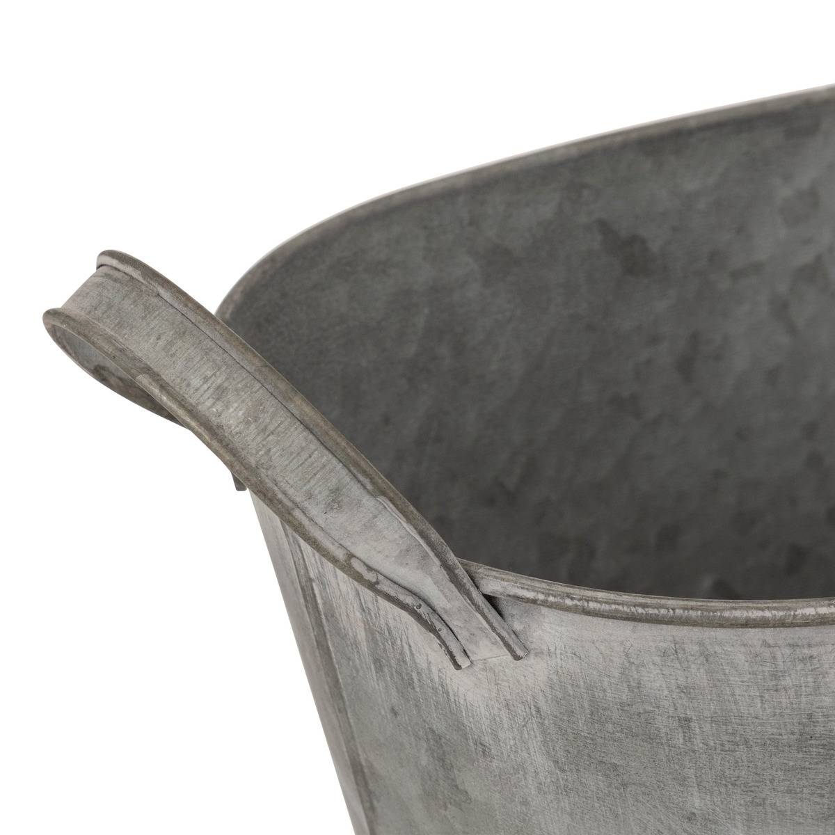 Set de 3 jardinieres gris, ATMOSPHERA