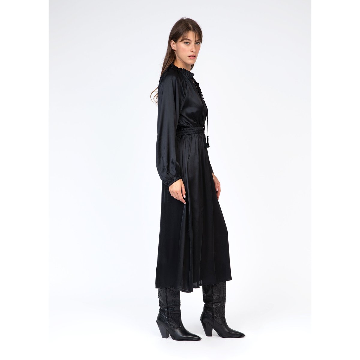Robe Longue OXENCE noir, AN'GE