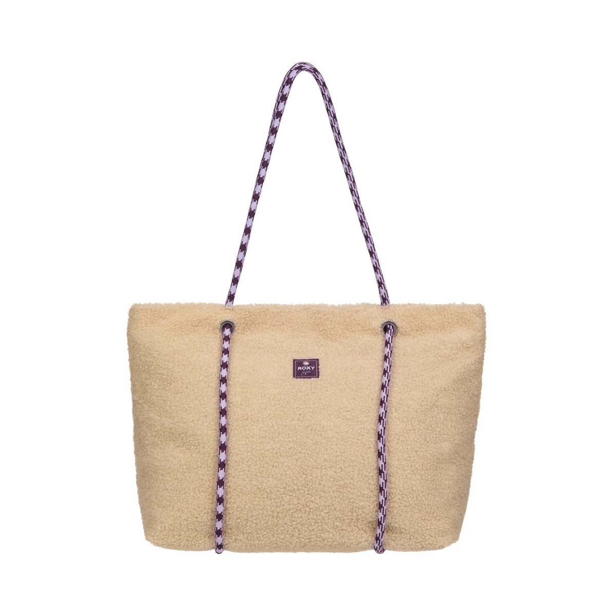 Sac tote en sherpa ELECTRIC FLOW. beige pebble, ROXY