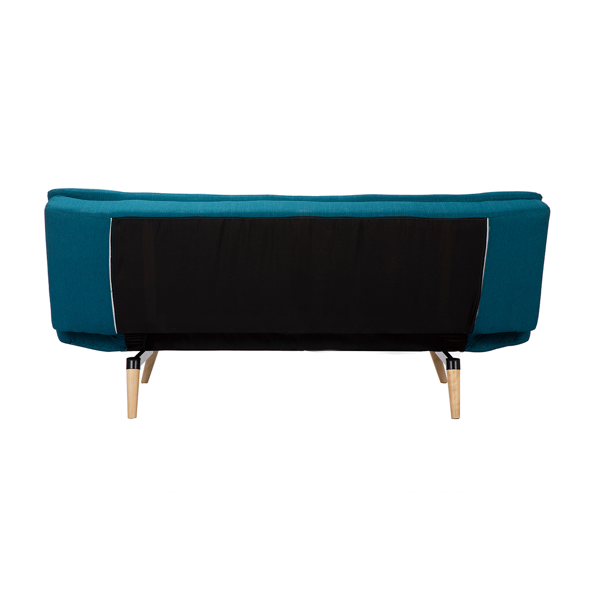 Canapé convertible scandinave 3 places SENSO bleu canard, MILIBOO
