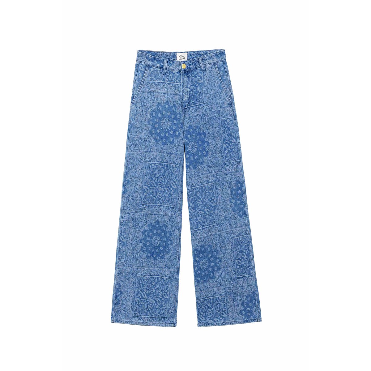 Jean imprimé jacquard PETRONIA 47-bandana, LA PETITE ETOILE
