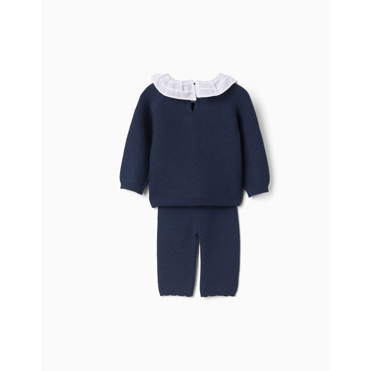 Ensemble pull et pantalon en maille bleu foncé, ZIPPY
