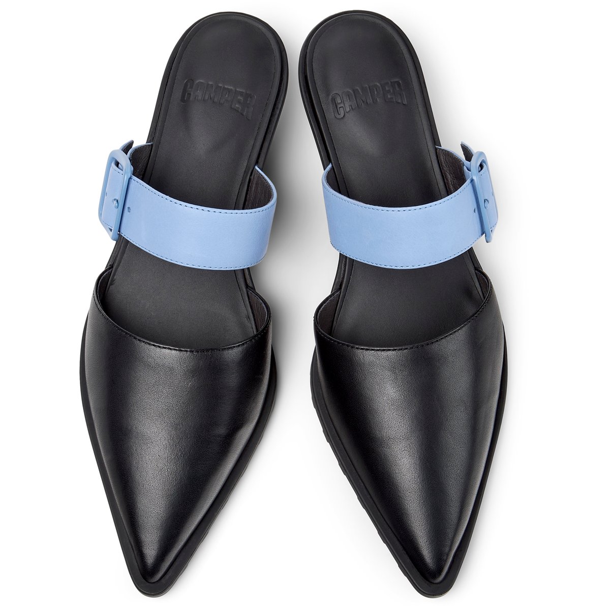 Mules Cuir ANITA noir, CAMPER