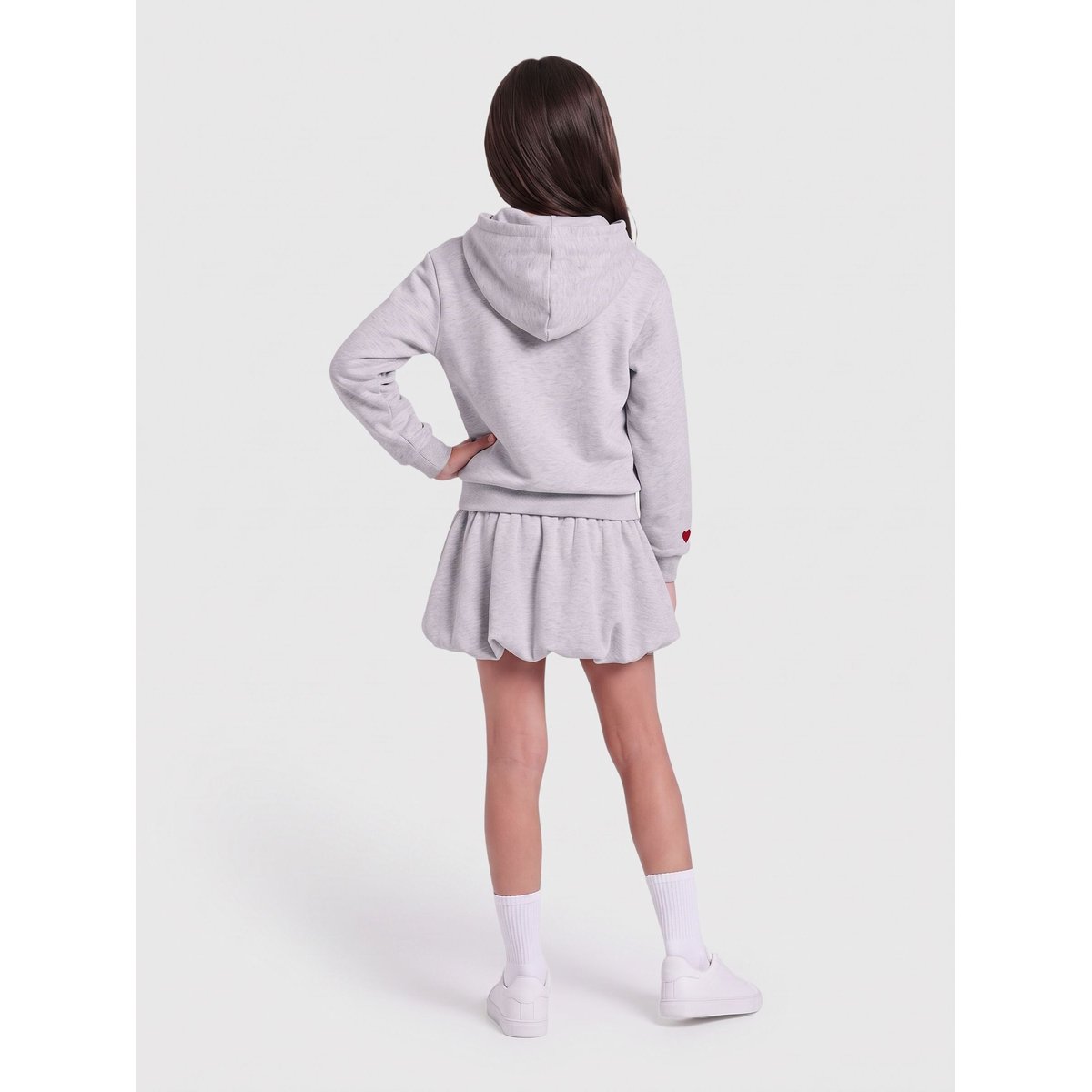 Robe light grey melange 1, KIDS ONLY