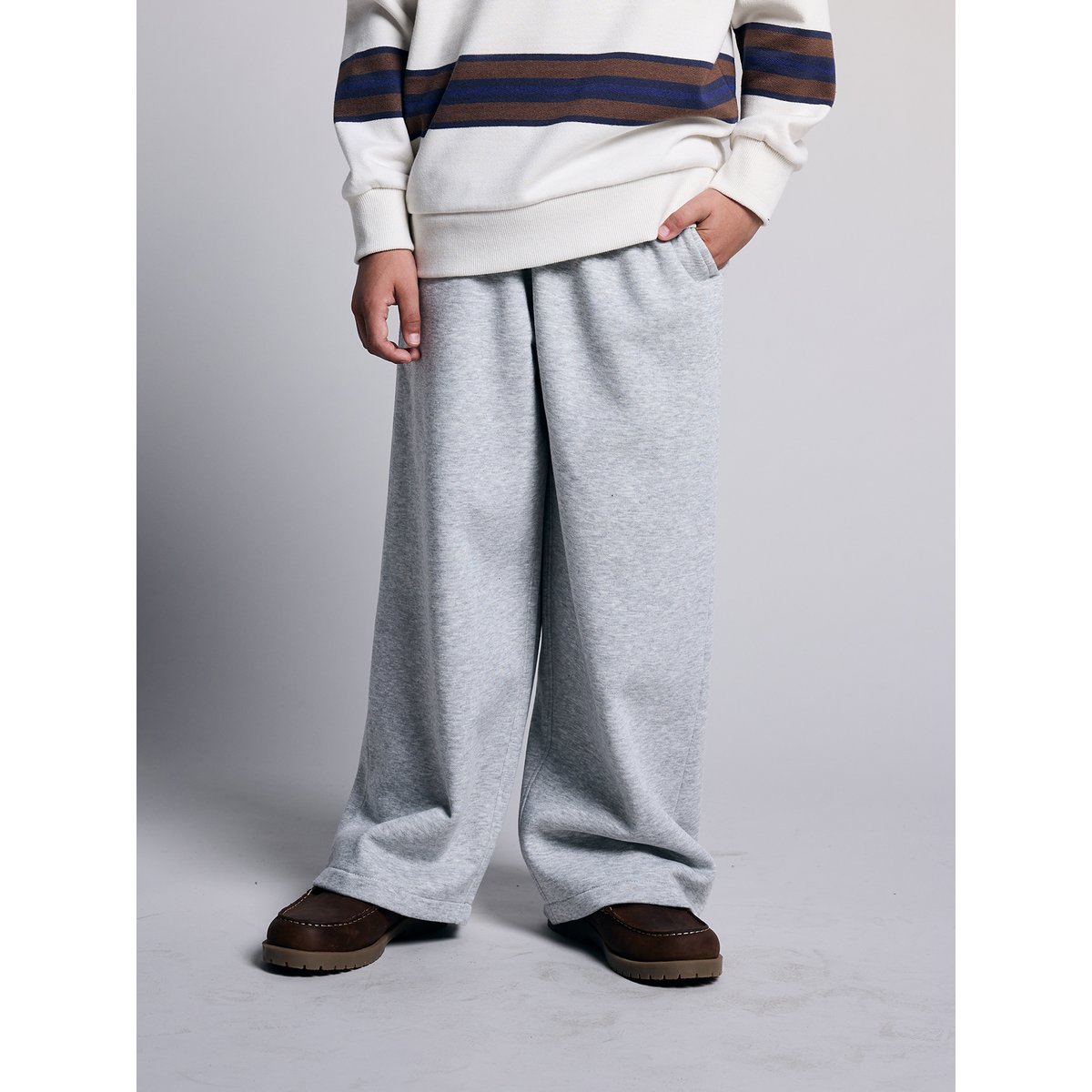Lot de 2 pantalons larges gris, JONEN