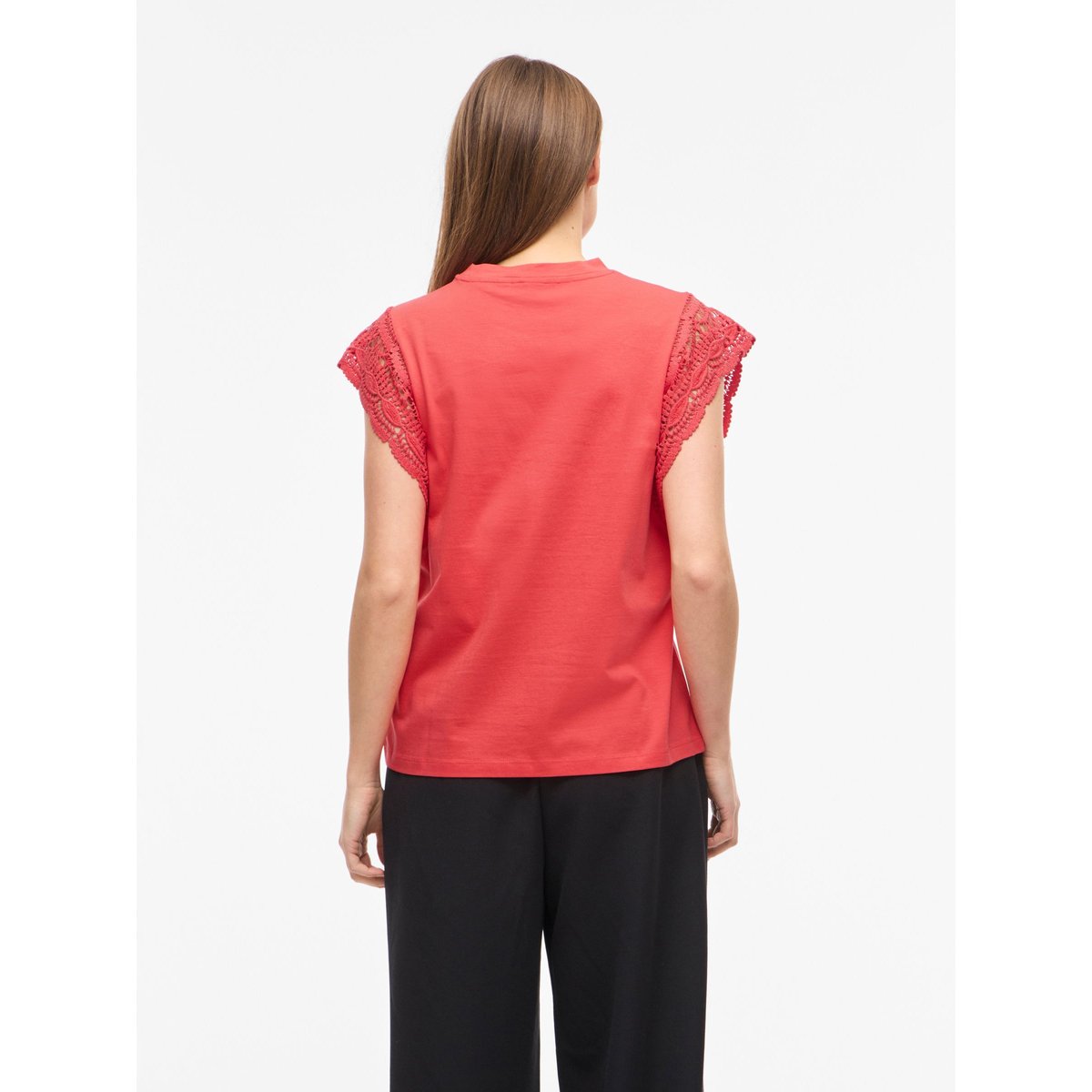 Top Sans Manches rouge - hibiscus1, VILA