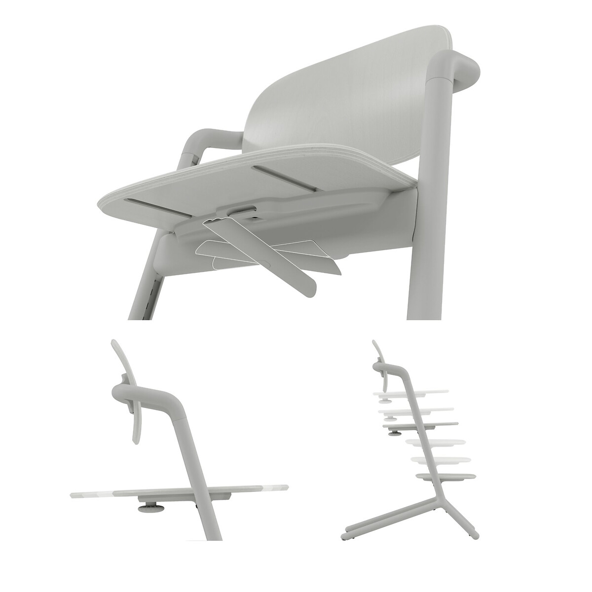 Chaise haute évolutive Lemo 4 en 1 gris, CYBEX