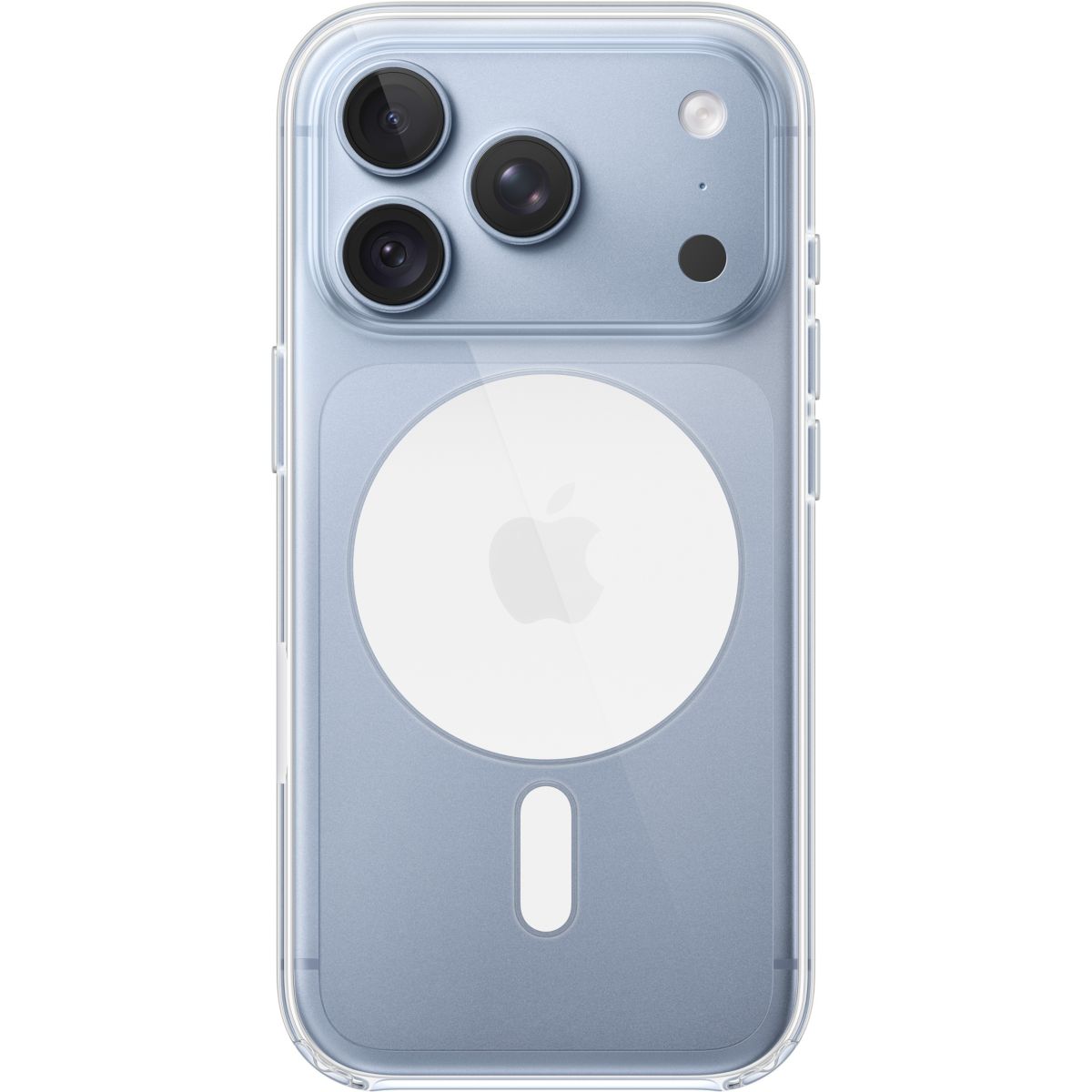 Coque iPhone 18 Pro Coque transparente Magsafe couleur unique, APPLE