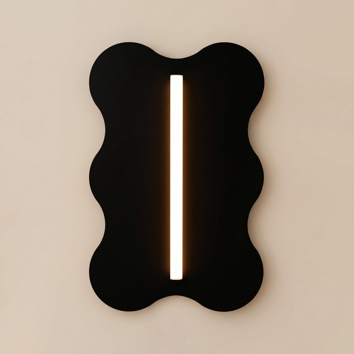 Applique murale Acier Noir S14d 1 Klover noir, EDEN