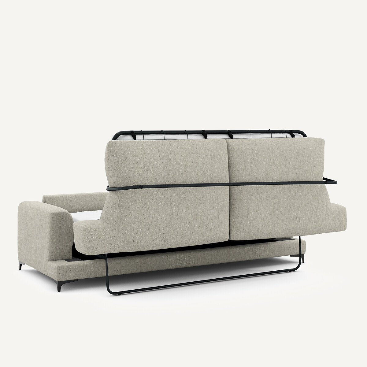 4-Sitzer-Schlafsofa Marsile, Tweed-Optik elfenbein, AM.PM