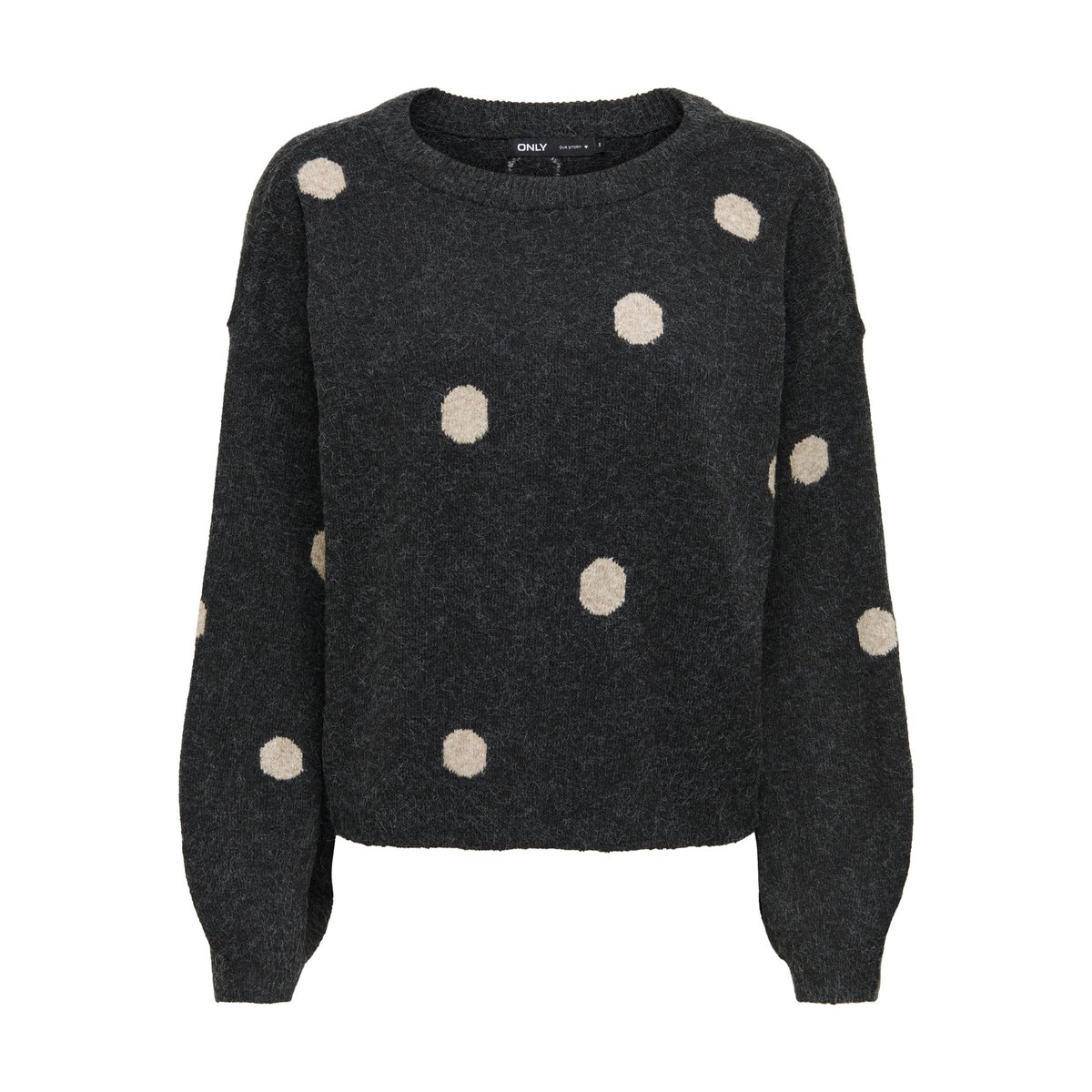 Pull En Maille dark grey melange, ONLY