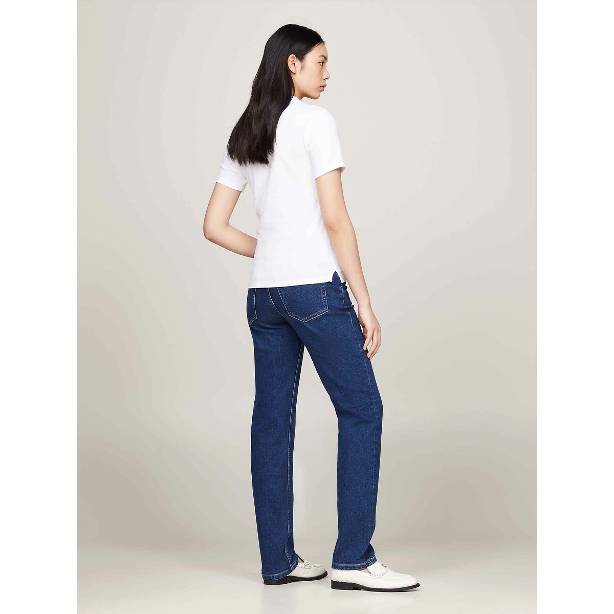 Polo manches courtes blanc, TOMMY HILFIGER