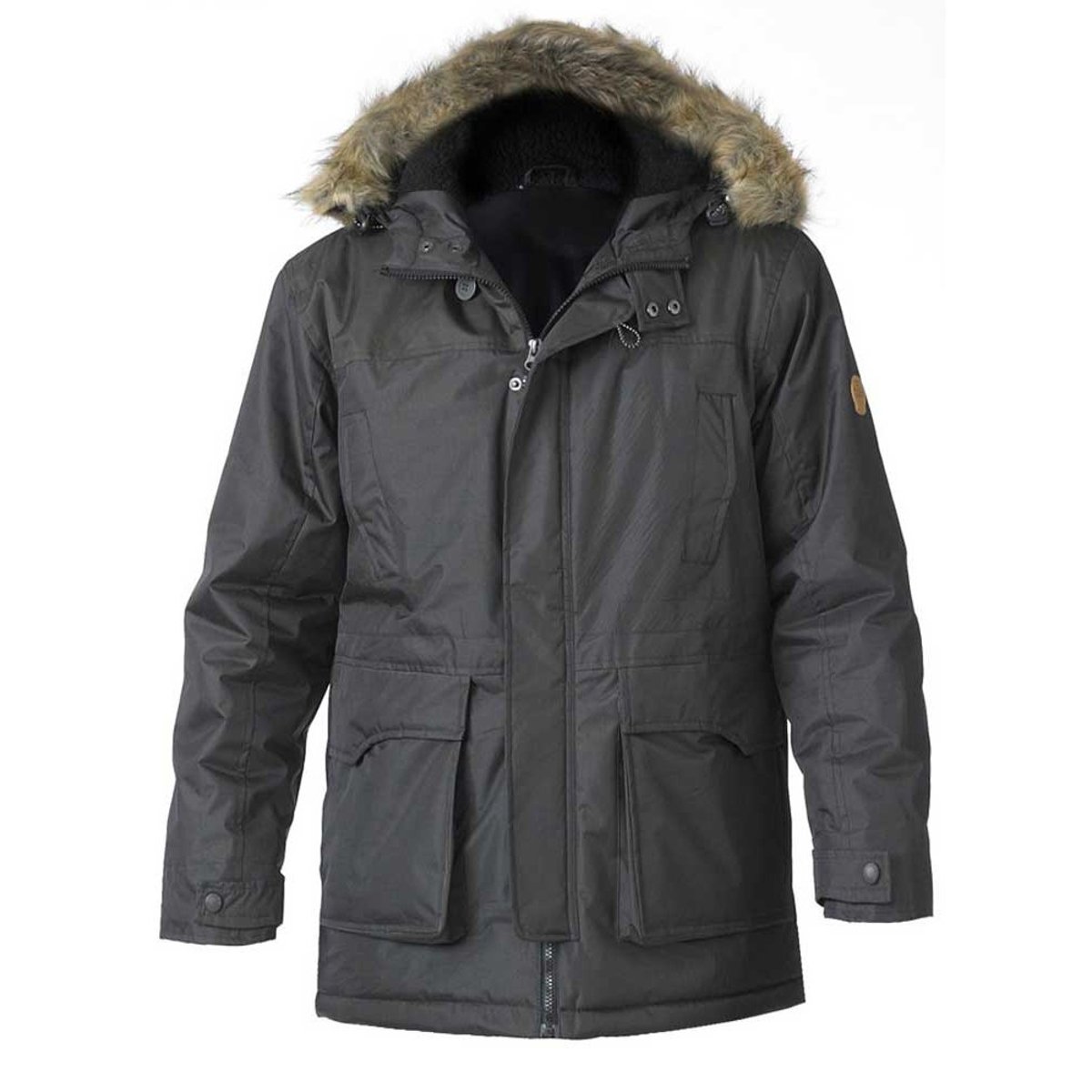 Parka uni LOVETT noir, DUKE