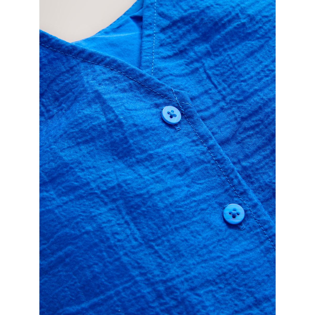 Ensemble jupe à volants et chemisier bleu cobalt, NEXT