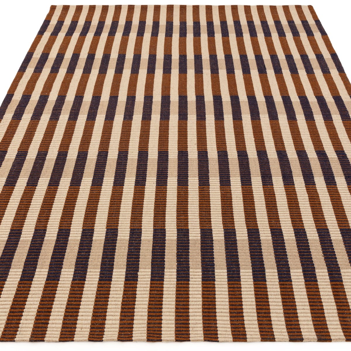 Tapis de salon et chambre en laine SIRUS orange, NOVATREND