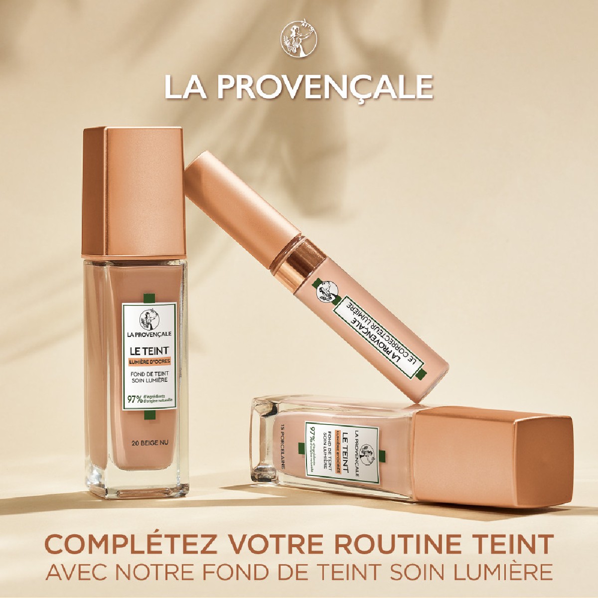 Le Correcteur Lumière Naturel 7,5ml 02 moyen clair, LA PROVENÇALE