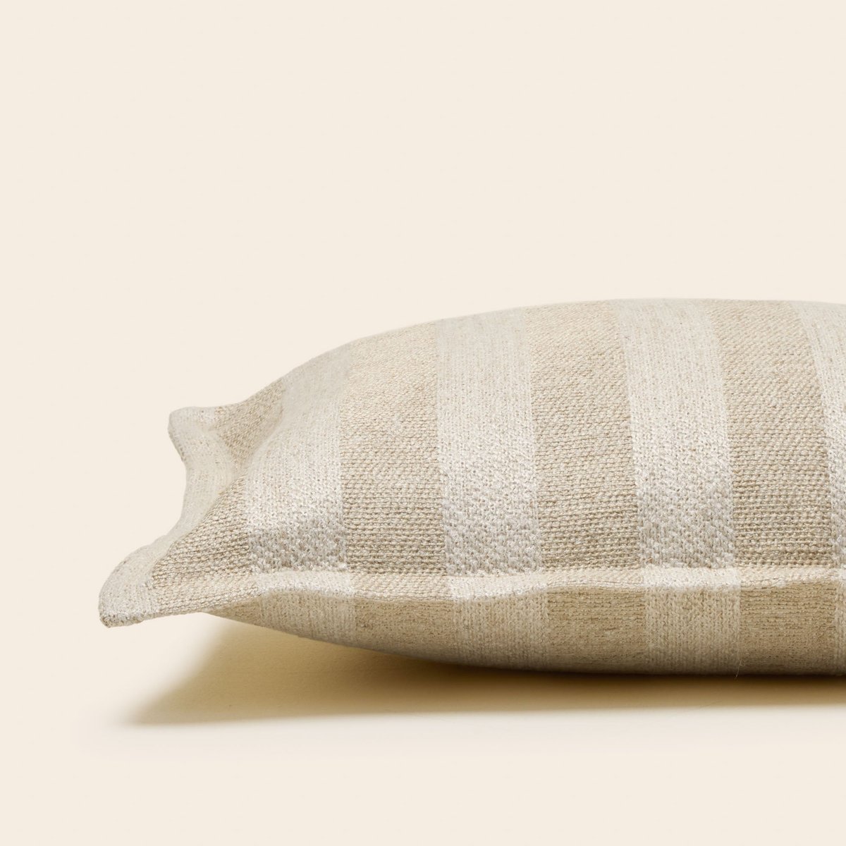 Housse De Coussin en Jacquard de rayures FABBIO naturel, MADURA