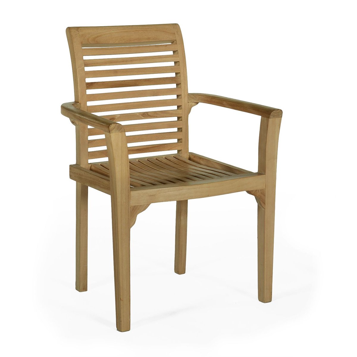 Fauteuil de jardin en teck massif Samoa naturel, TECK ATTITUDE