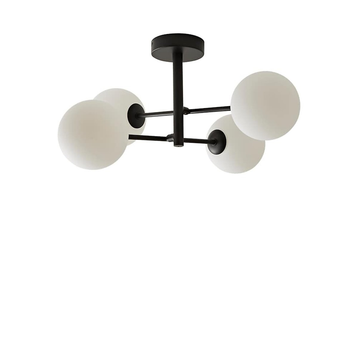 Dario 4-Light Multi Arm Globe Ceiling Light black, SO'HOME