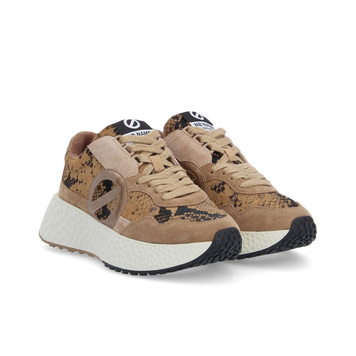 CARTER JOGGER W SNAKE KISS SABLE - Collier orné de Cristaux Swarovski® inclus beige, NO NAME