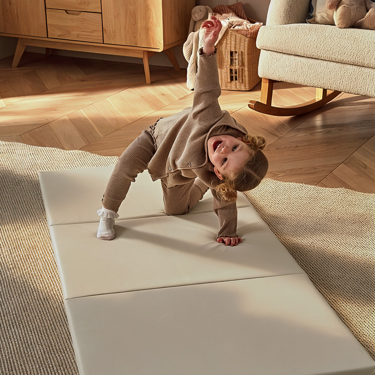 Soft Play Tumble Mat beige, CUDDLECO
