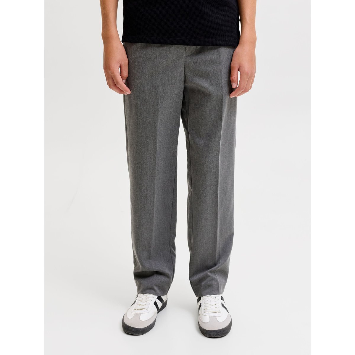 Pantalon Coupe Décontractée grey melange 1, JACK & JONES JUNIOR