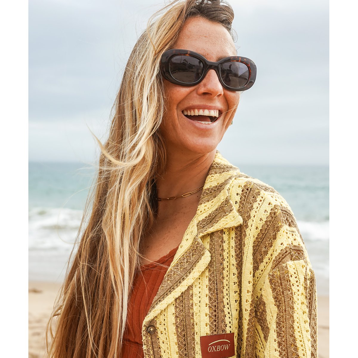 Chemise en crochet CROCHET camel, OXBOW
