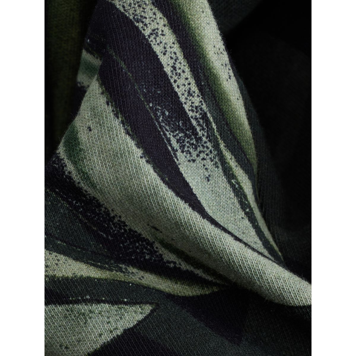 Combi-pantalon en jersey à col v noir/vert, NEXT
