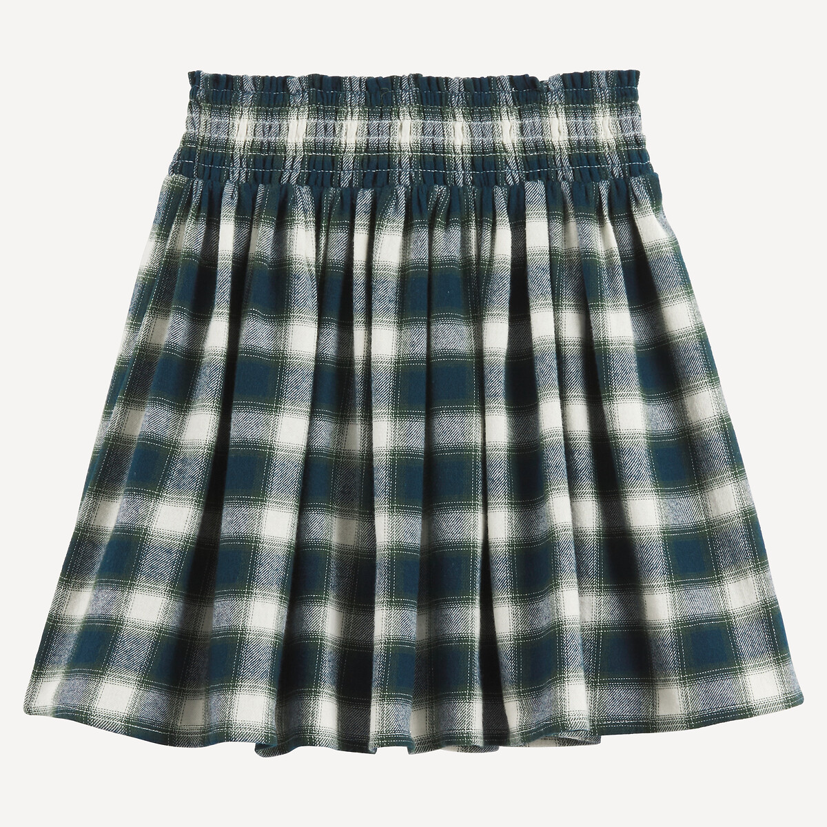 Jupe à carreaux, avec taille élastiquée imprimé carreaux, LA REDOUTE COLLECTIONS
